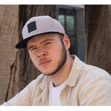 Czapka Smith&Miller Basecap Davis Snapback szara/czarna - 1 sztuka